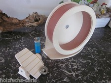 Laufrad 20cm Holz Hamsterrad Kugelgelagert + Wippe Rennmäuse Mäuse Hamster Nager