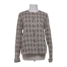 YellaMaris, Strickjacke, Damen, Größe: 38, Grau/Beige/Mehrfarbig #lAv