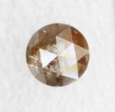 1.50 Karat, Natürlich Loser Diamant Grau Salz Und Pfeffer Farbe Rund Rose Cut