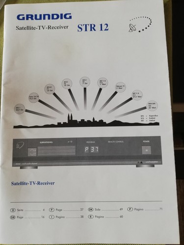 Bedienungsanleitung grundig - bedienungsanleitung,