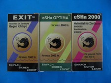 1 x Exit 1 x Optima 1 x eSHa