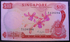 8074 Singapur P. 3d ★★★ 10 Dollars 1973 ★★★