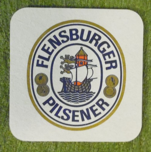 Bierdeckel flensburger - bierdeckel,