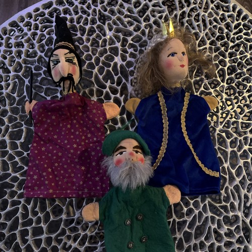 Handpuppe zauberer prinzessin - handpuppe,