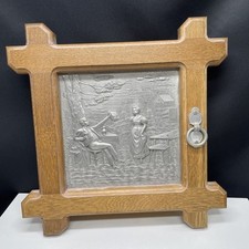 Schlüsselkasten Zinn/Eiche Lindenwirtin Reg26/b