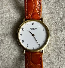 Damen Uhr Raymond Weil 7019-1, Handaufzug, ca. 1990, 32mm,