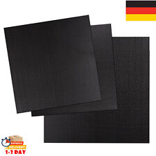 Carbon Platte 0,5/1/1,5/2/2,5/3/4/5mm Dicke CFK Kohlefaser Plate 3K Schwarz