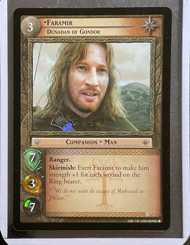 Lotr tcg faramir dunadan - -,