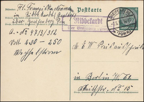 Landpost ribbenkardt über - ribbenkardt,