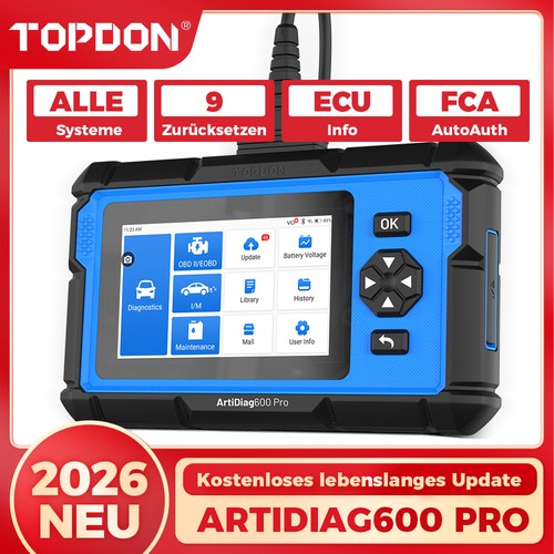 Neu topdon artidiag600 - topdon, pro