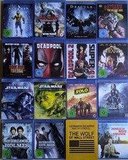 Blu Ray Sammlung Star Wars, Marvel, Sherlock, Wolf of Wallstreet, Batman, DC ...