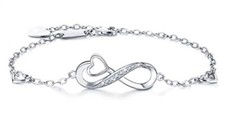 925 silber damen - silber, infinity