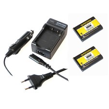 2x Akku und Ladegerät für Nikon Coolpix B700 P600 P610 P900 S810C wie EN-EL23