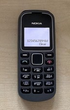 Nokia 1208 Schwarz Geprüft