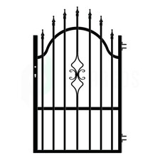 90x150 || Tor Toranlage Gartentor Pforte Metalltor Zauntor Flügeltor Schmuckzaun