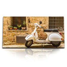 120x80cm Kunstdruck Bilder Alte Vespa Italien Rom Vintage Süden
