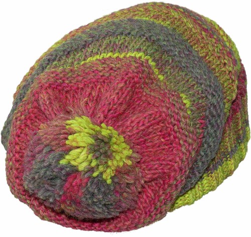 Geraffte strickmütze 4 - geraffte,