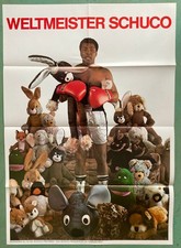 Muhammad Ali Cassius Clay 1972 Promo Poster Schuco Toys Boxen by Charles Wilp