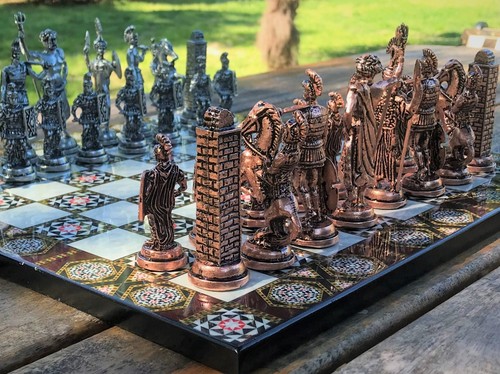 Antikes mythologie schachspiel - antikes,