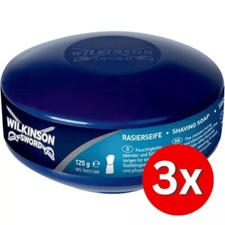3er Pack Wilkinson Sword Rasierseife im Tiegel 125g