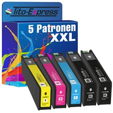 5 Patronen PlatinumSerie für HP 913A PageWide 352DW 452DN 452DW 452DWT 477DN 477