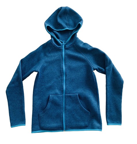 Kinder strickfleece jacke - strickfleece,