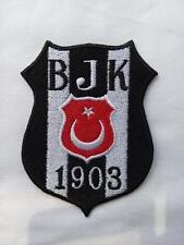 Aufnäher Patch Fußball Football club Türkei Besiktas Logo Iron on Bügelbild  
