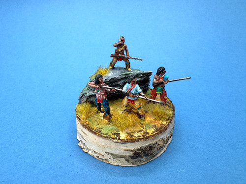 Figuren indianer mit - 1:72,