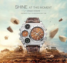 Oulm Mens Big Face Watches