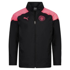 Manchester City FC PUMA Herren Herren Allwetter Jacke Premier League schwarz neu