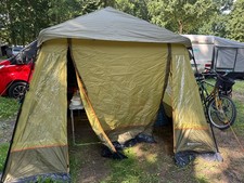 Busvorzelt freistehend  Cilento ECO von Berger 2,50x3,30m mit Tunnel zum Bus