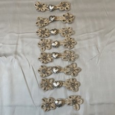 8 Knebelverschlüsse Tracht