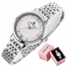 Damen Armbanduhr Silber