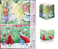 Kristiana Heinemann "Leuchtender-Adventskalender-Karte"Auswahl 1 X-MAS Grußkarte