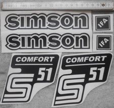 Simson,S51,Comfort,IFA,Aufkleb