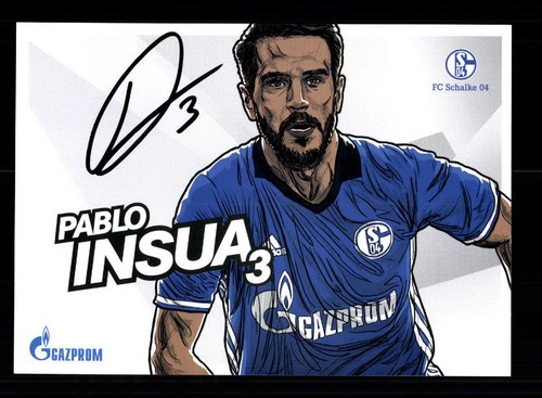 Pablo insua autogrammkarte - autogrammkarte, fc