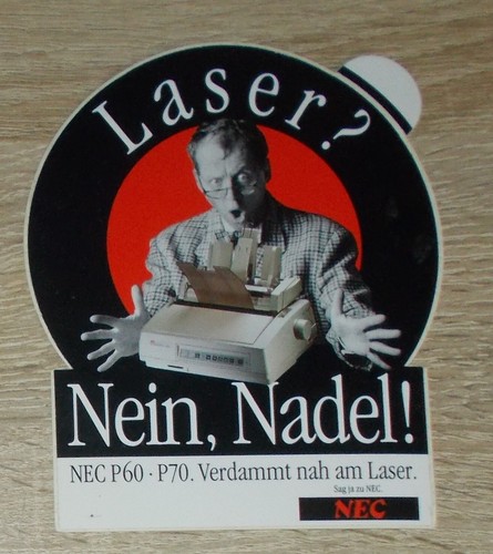 Alter aufkleber sticker nec - alter,