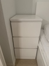 Malm Kommode Weiß, 3