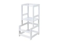 roba Lernturm, Montessori-Prinzip, aus Holz (weiß) - B-Ware sehr gut