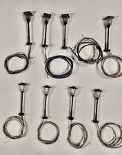 H0 Straßenlaternen 8er Konvolut aus Anlagenauflösung geprüft f. Modellbahn etc.