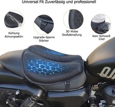 Gel Motorrad Sitzkissen Kissenauflage Sitzeinlage Gelkissen Moto Sitzpolster