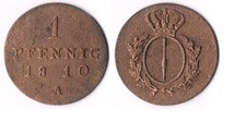 Preußen 1 Pfennig 1810 A Friedrich Wilhelm III. 1797-1840