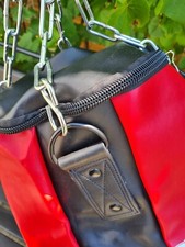 N-35 Boxsack + Kette Boxbirne Sandsack Boxsport TOP Fitness Geschenk Boxen NEU