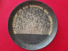 limitierter Künstler Teller von Almir Mavignier für Rosenthal 1979