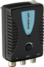 Meliconi AMP200 TV Antennenverstärker 2 Wege Digitalsignalverstärker für den I