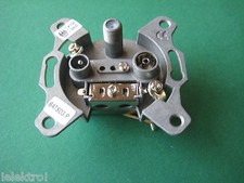 TV SAT DOSE Antennen Enddose passt u.a für Gira Jung Busch Jäger Merten Berker 