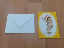 Alte Grußkarte + Umschlag, Miss Petticoat, Susy Card, Roth Greetings