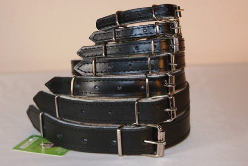 Echtes leder hundehalsband - leder,