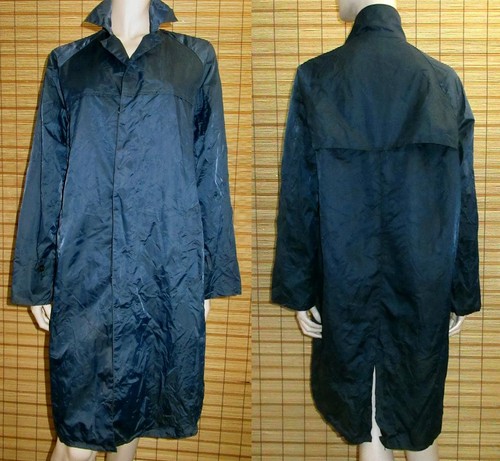Blauer regenmantel raincoat - regenmantel,