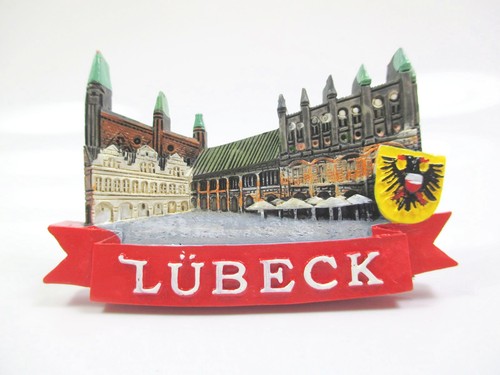 Lübeck wappen stadtansicht - lübeck,